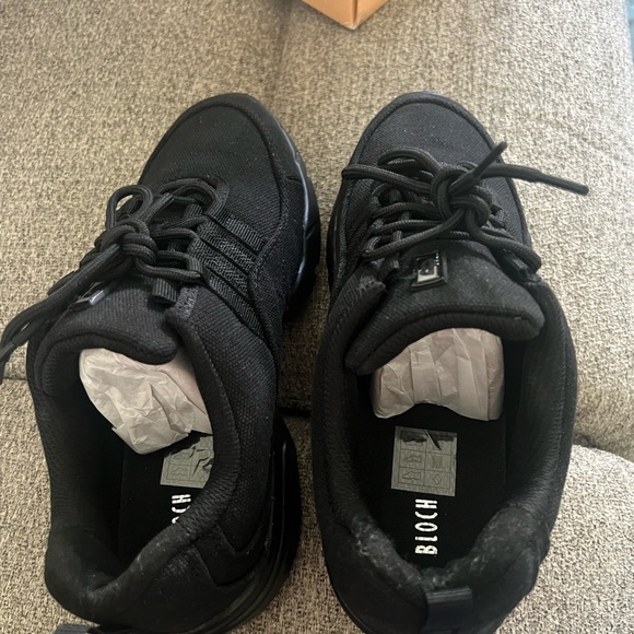 Brand New Bloch Black Canvas Dance Sneakers - Picture 4 of 4